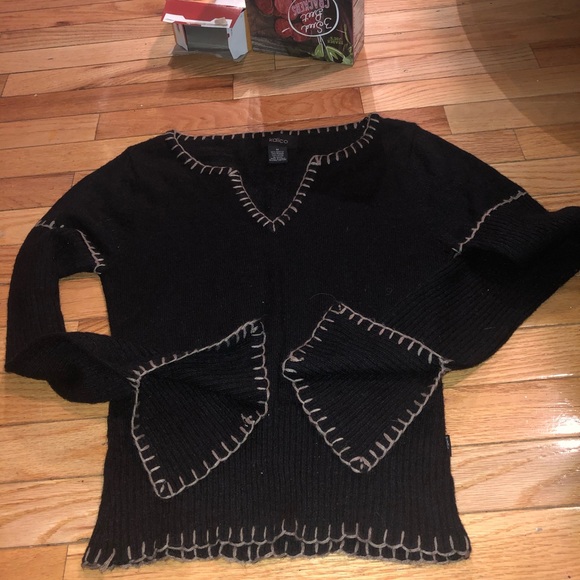 Kalico sweater size medium bell sleeves mohair - Picture 4 of 4